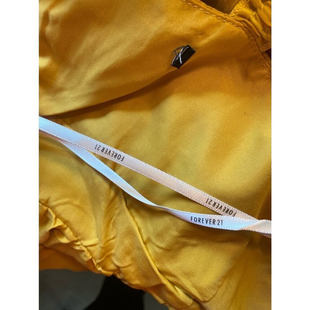 Forever 21 Mustard Yellow Tiered Sundress with Ruffle Straps - Picture 3 of 5
